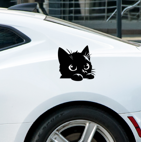 STICKERE CU ANIMALE - STICKER PISICA NR.1
