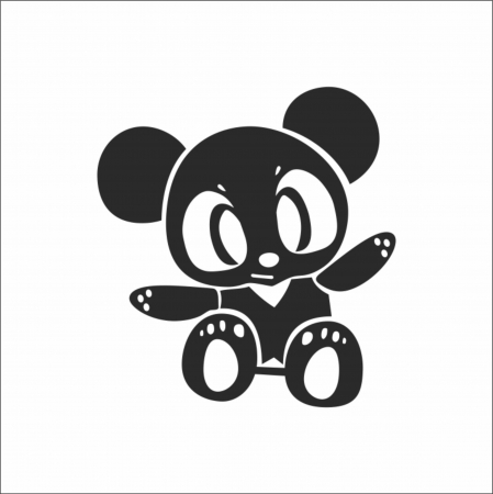 STICKERE JDM - STICKER CUTE PANDA V2