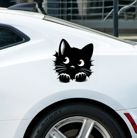STICKERE CU ANIMALE - STICKER PISICA NR.2