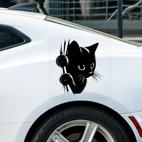 STICKERE CU ANIMALE - STICKER PISICA NR.11