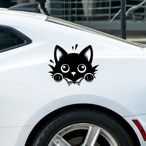 STICKERE CU ANIMALE - STICKER PISICA NR.3