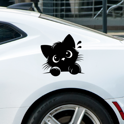 STICKERE CU ANIMALE - STICKER PISICA NR.4