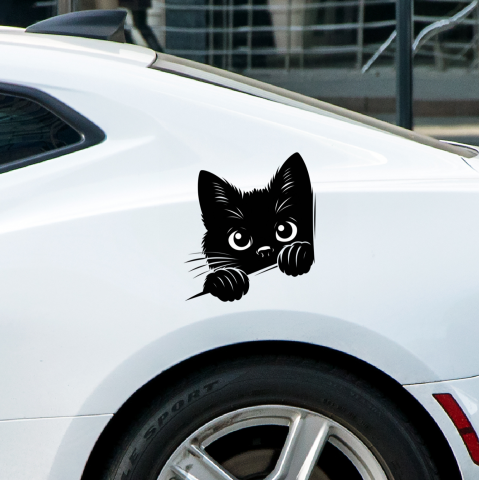 STICKERE CU ANIMALE - STICKER PISICA NR.7