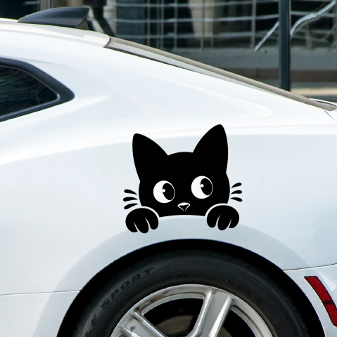 STICKERE CU ANIMALE - STICKER PISICA NR.9