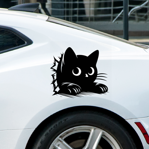 STICKERE CU ANIMALE - STICKER PISICA NR.10