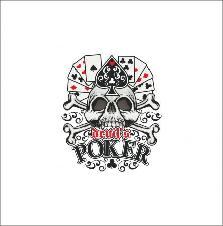 STICKERE PRINTATE - STICKER POKER SCHELET NR.2