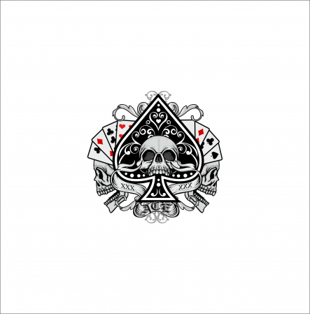 STICKERE PRINTATE - STICKER SCHELET CARTI NR.2