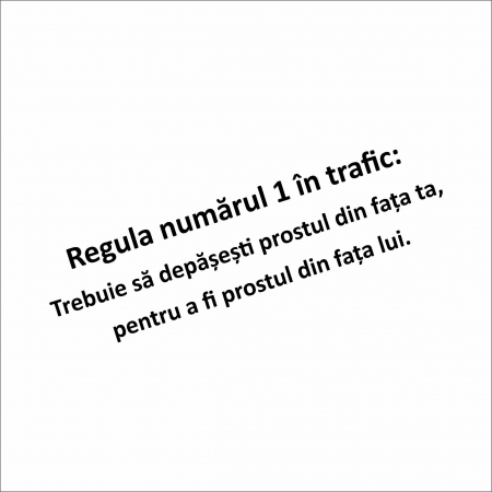 DIVERSE - STICKER REGULA TRAFIC