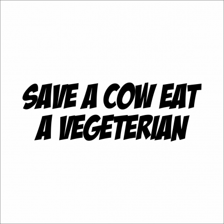 DIVERSE - STICKER EAT A VEGETARIAN
