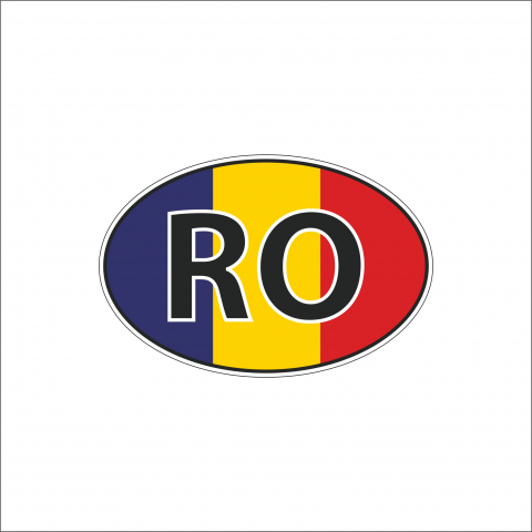 DIVERSE - STICKER ROMANIA DRAPEL NR.3