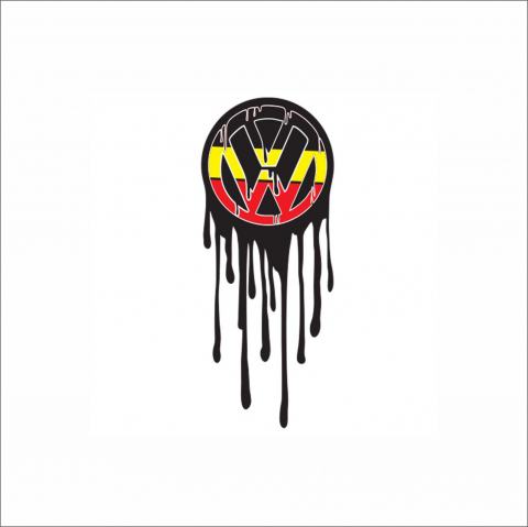 STICKERE MARCI AUTO - STICKER VW LOGO SPLASH