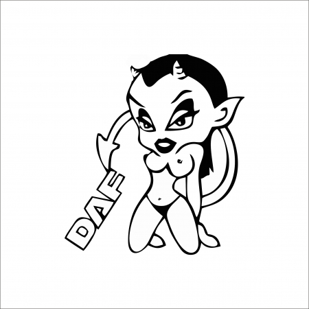 STICKERE CAMIOANE - STICKER DAF DEVIL