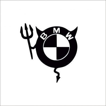 BMW - STICKER BMW DEVIL 2