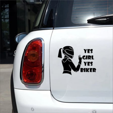 STICKERE MOTO/ATV - STICKER GIRL BIKER