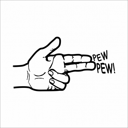 DIVERSE - STICKER PEW PEW