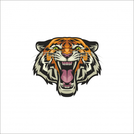 STICKERE PRINTATE - STICKER ANGRY TIGER