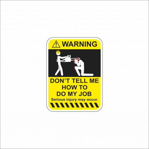 DIVERSE - STICKER JOB WARNING
