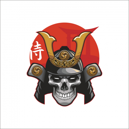 STICKERE PRINTATE - STICKER SKULL CHINESE