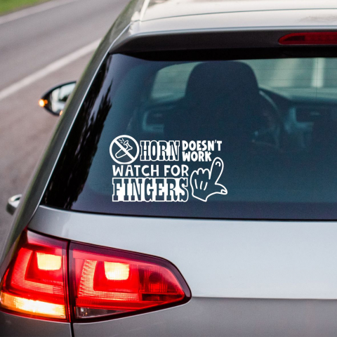 DIVERSE - STICKER HORN DOSEN T WORK