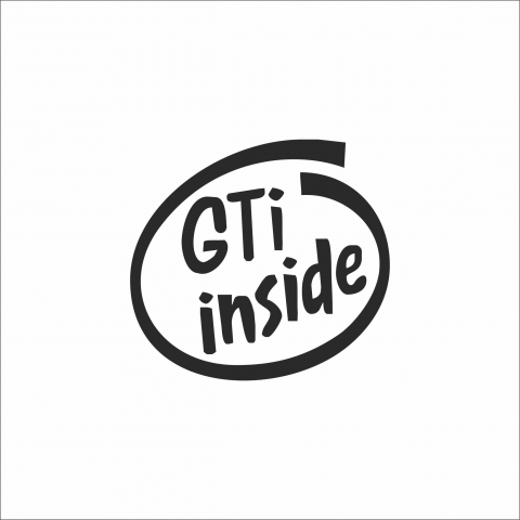 DIVERSE - STICKER GTI INSIDE