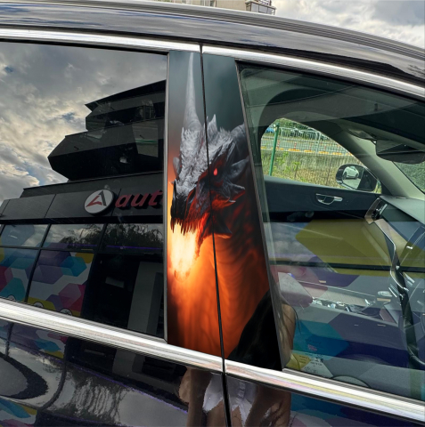 TOP VANZARI - STICKER STALPI AUTO FOC DRAGON