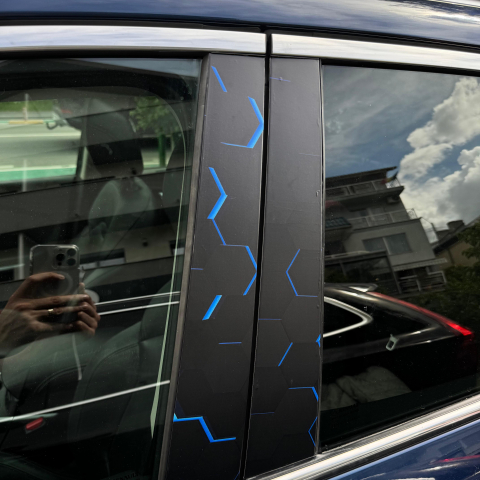TOP VANZARI - STICKER STALPI AUTO DUNGI ALBASTRE