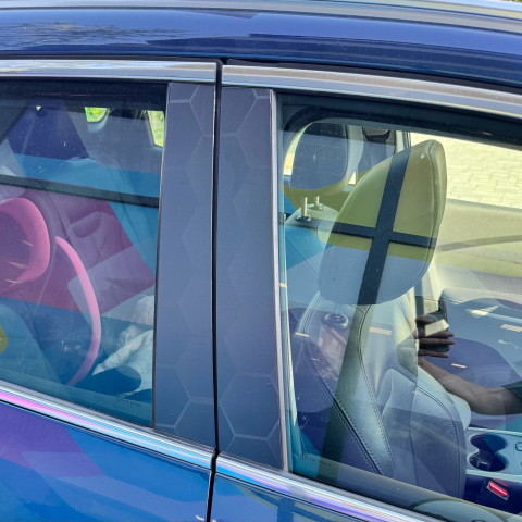 TOP VANZARI - STICKER STALPI AUTO-HEXAGON CLASIC PERSONALIZABIL