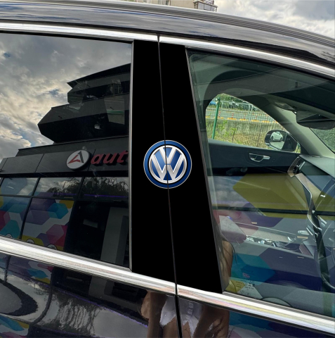 TOP VANZARI - STICKER STALPI AUTO -VW FUNDAL SIMPLU