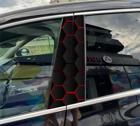 STICKER STALPI AUTO-HEXAGON CLASIC PERSONALIZABIL [3]