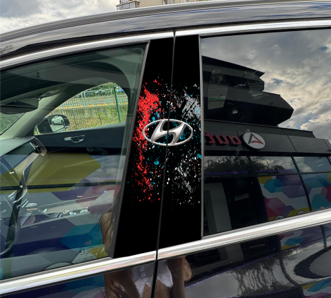 STICKERE PRINTATE - STICKER STALPI AUTO - LOGO HYUNDAI