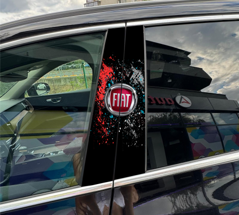 STICKERE PRINTATE - STICKER STALPI AUTO - LOGO FIAT