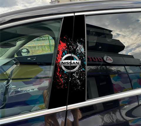 TOP VANZARI - STICKER STALPI AUTO - LOGO NISSAN