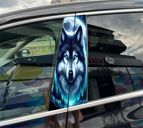 TOP VANZARI - STICKER STALPI AUTO - WOLF