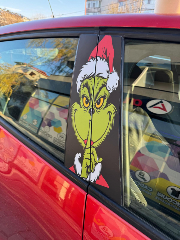 STICKERE PRINTATE - STICKER STALPI AUTO - GRINCH