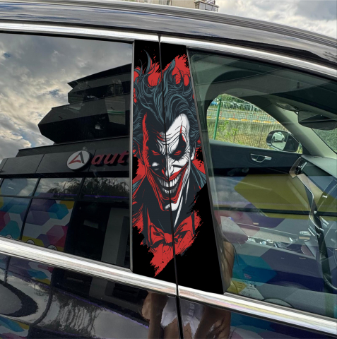 STICKERE PRINTATE - STICKER STALPI AUTO CLOWN