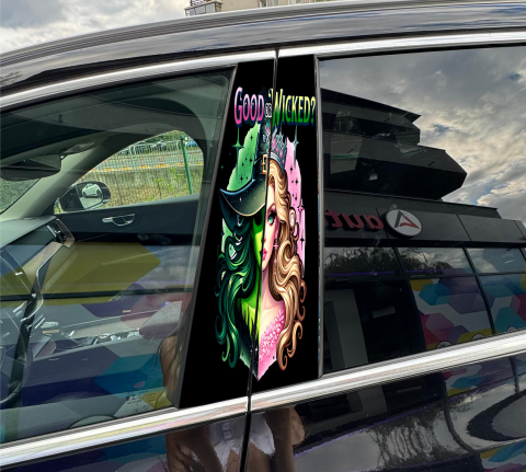 TOP VANZARI - STICKER STALPI AUTO- GOOD OR WICKED