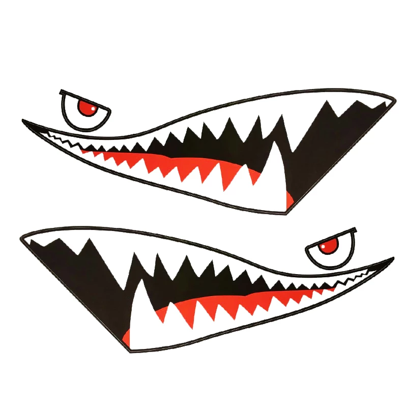 STICKER ANGRY SHARK SET 2 BUCATI [1]