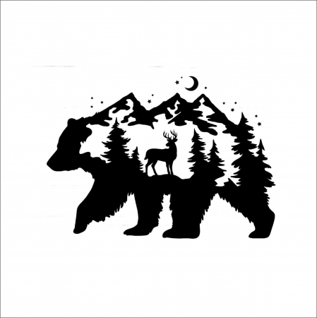 VANATOARE - PESCUIT - STICKER NATURA