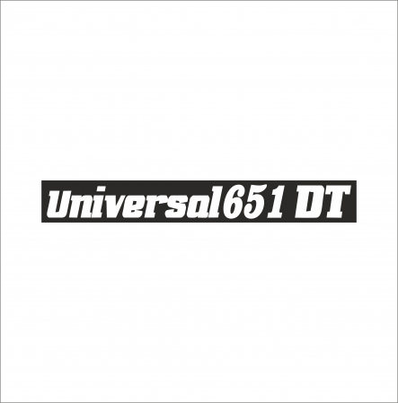 STICKERE UTILAJE AGRICOLE - STICKER UNIVERSAL 651 DT