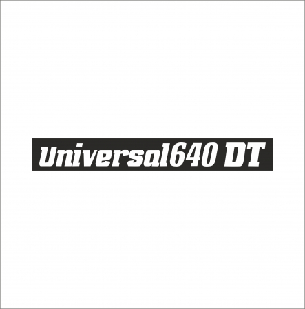 STICKERE UTILAJE AGRICOLE - STICKER UNIVERSAL 640DT