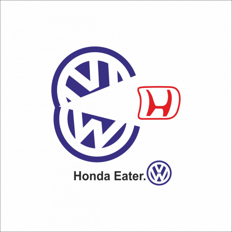 STICKERE MARCI AUTO - STICKER HONDA EATER