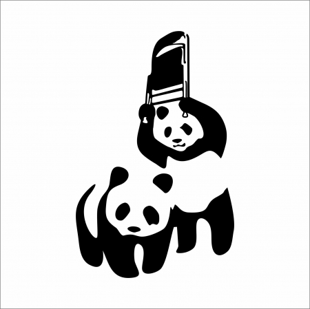 DIVERSE - STICKER PANDA FIGHT