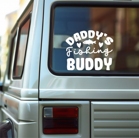 VANATOARE - PESCUIT - STICKER DADDY S FISHING