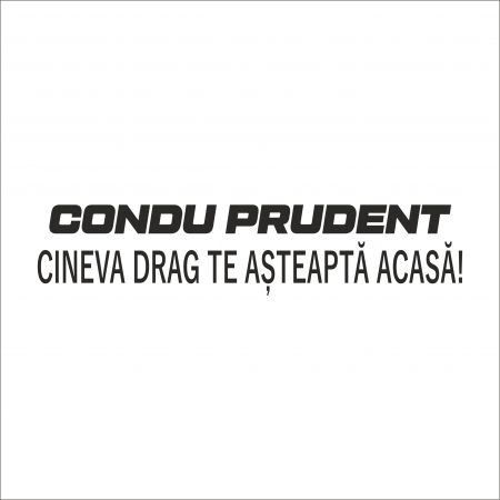 DIVERSE - STICKER CONDU PRUDENT