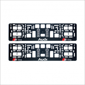 SUPORTI NUMERE AUTO - SUPORTI PENTRU NUMERE - AUDI S LINE 3