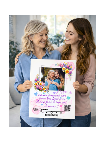 TABLOURI CANVAS - TABLOU CANVAS CU MELODIE SI COD QR-PERSONALIZABIL