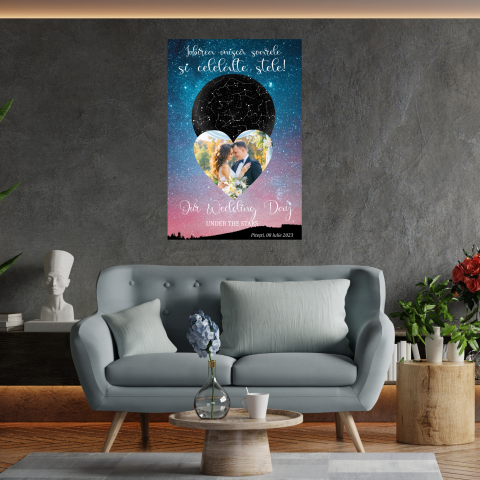 TABLOURI CANVAS - TABLOU CANVAS HARTA STELELOR NR. 02