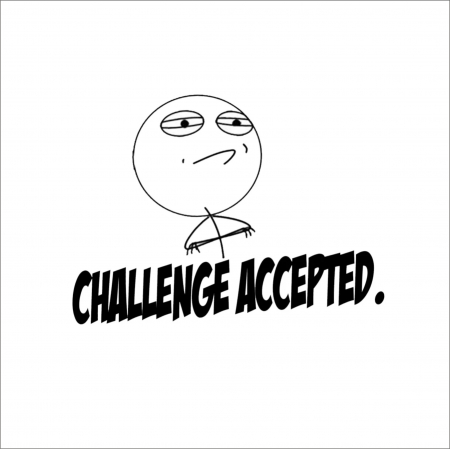 DIVERSE - CHALLENGE ACCEPTED STICKER