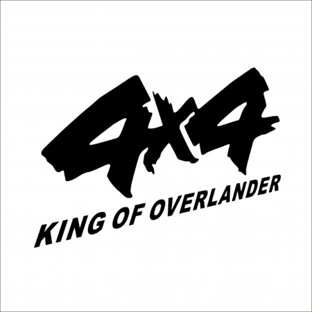 4X4/OFF ROAD STICKER - 4X4 KING STICKER