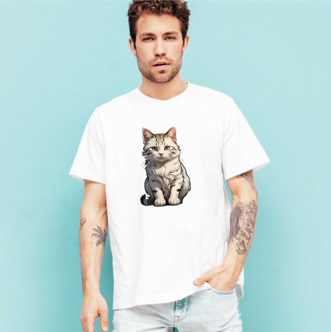 TRICOURI IUBITORI DE PISICI - TRICOU PISICA